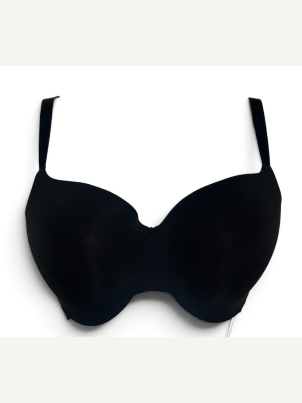 Panache 365 Underwire Seamless Plunge T-Shirt Bra 32H Black